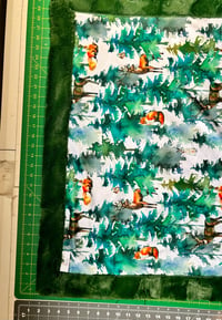 Image 9 of Forest Friends Baby Blanket Minky