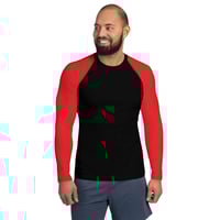 Image 1 of Enigma Red Men's Rash Guard