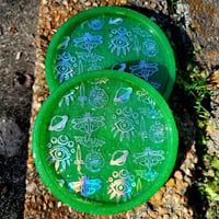 Image 1 of Mystical Things Green Coasters (Set of 2)