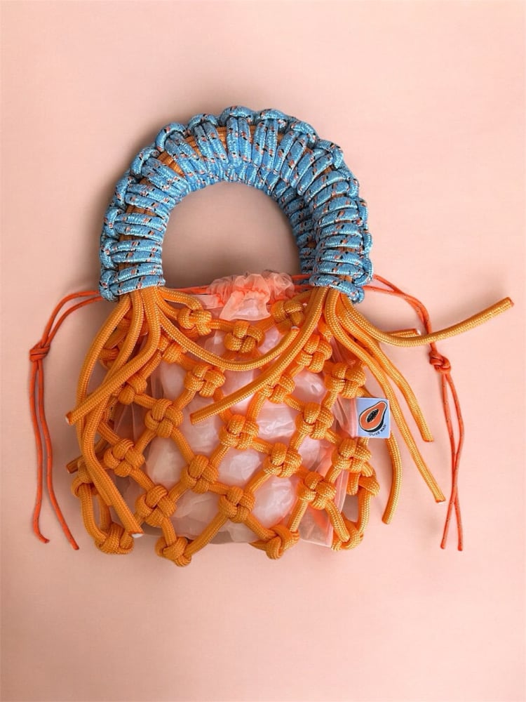 Image of Sunshine Bag - Baby Blue x Orange