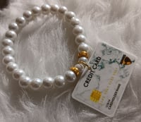 Image 5 of Kids White Pearl Bracelet 