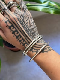 Image 6 of Slim Silver Bracelets 