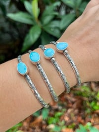 Image 3 of Blue Bird Stamped Cuffs