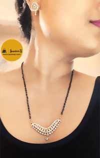 Image 1 of RWM_1100_Cute Regular Wear AD Mangalsutra