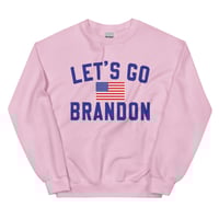 Image 4 of Let's Go Brandon Blue - Unisex Sweatshirt