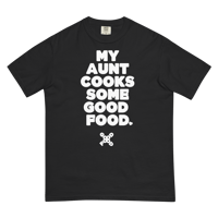 Image 1 of MY AUNT COOKS (Black) Tee