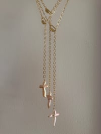 Image 3 of The pearl cross lariat