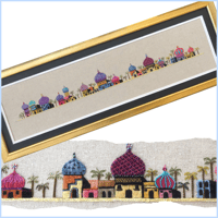 Image 1 of City of Spices Embroidered Panel