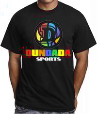 DUNDADA Sports Circle D Black T-Shirt 