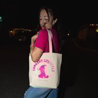 Image 10 of Too High Tote Bag (double sided)