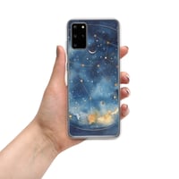 Image 10 of Celestial Constellation Night Sky Stars and Clouds Painting Clear Case for Samsung®