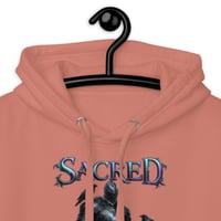 Image 13 of Unisex Hoodie, Sacred Savage Ravens & Knight Gothic Hoodie