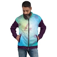 Image 2 of Blue Virus Unisex Bomber Jacket