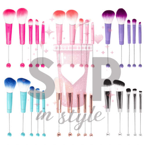Beadable Makeup Brushes
