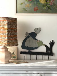 Image 1 of Grande patère en métal peint