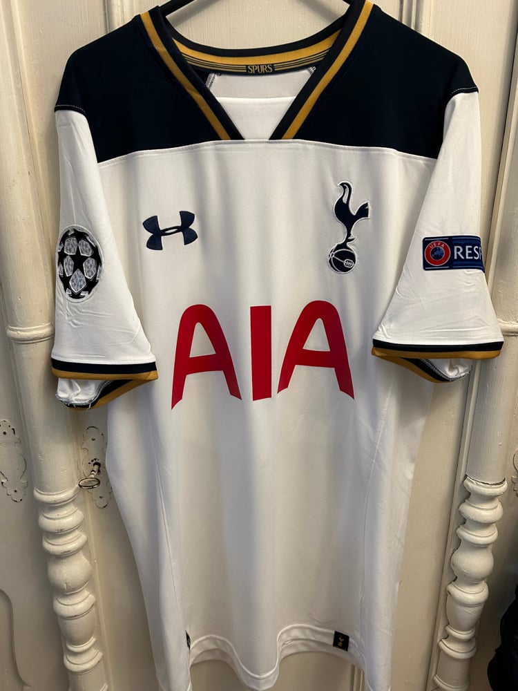 Image of Tottenham Hotspur “DELE 20” 2016/17 Home Shirt + UCL patches (M)