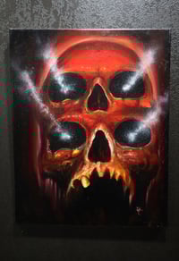 Image 1 of Red Dawn (original oil on canvas)