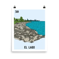 Image 4 of 'El Lago' Print
