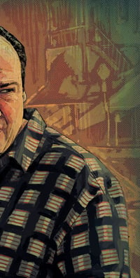 Image 3 of Tony Soprano Illustration Print