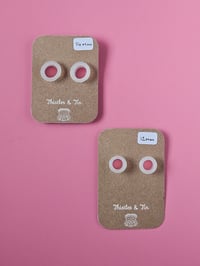 Image 6 of Monochrome Silicone Ear Tunnels 
