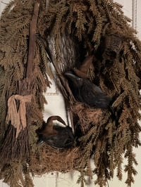 Image 2 of #4... A Coven Of Crows ~ Wreath ~