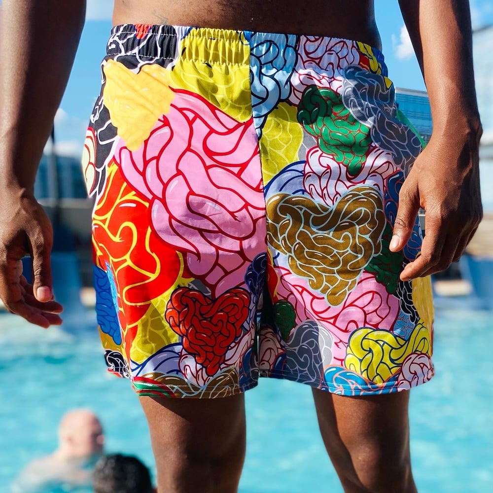 Hearts Galore  Swim Shorts