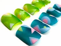 Image 3 of Memphis Press-On Nails Size Large 