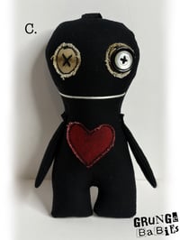 Image 9 of  Grunge Baby Bag Charm - Black