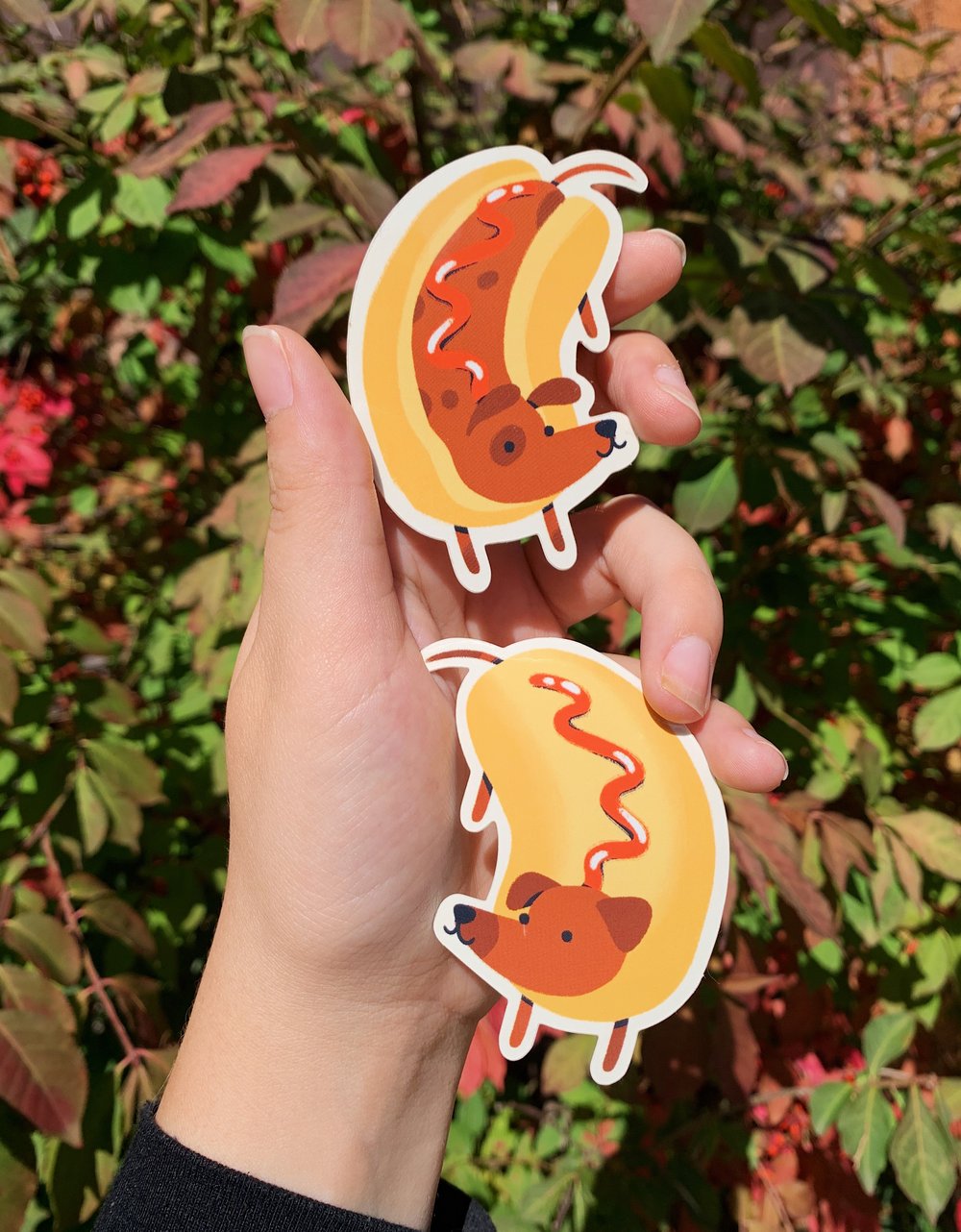 Image of Hot dog & corn dog stickers 