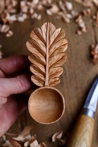 Image 7 of Oak Leaf- Coffee scoop 