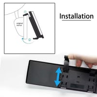 Image 5 of Rearview Wide-Angle Mirror - Universal 
