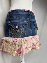 Image 2 of Tea Time Denim Mini Skirt 🍰🫖
