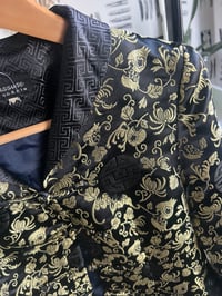 Image 2 of Vintage oriental blazer, black and gold