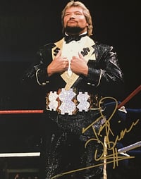 WWF Ted Dibiase autographed 8x10 photo 