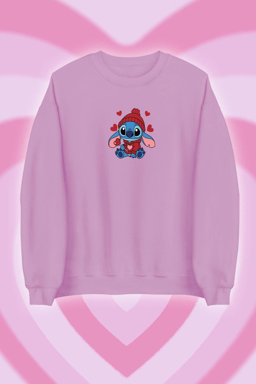 Image of Stitch Lollipop Crewneck Sweater 