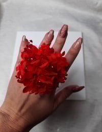 Image 3 of Floral corsage rings