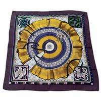 Hermès Cashmere Shawl  "Cent Plis des Miao" by Aline Honore 140cm