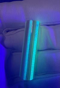Image 2 of Yellow and glow in the dark striped UV 