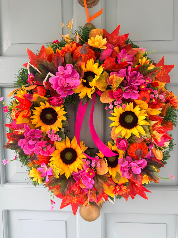 Image of 55cm Pink Autumn Sunflower 