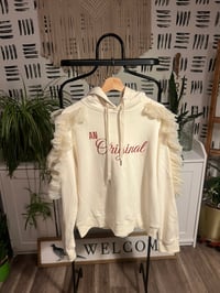 Image 1 of ruffle hoodie 