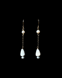 Image 1 of Mini cone shell dangle earrings