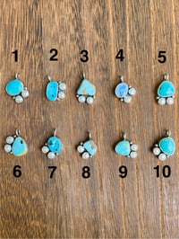 Image 2 of Turquoise & Freshwater Pearl Necklaces