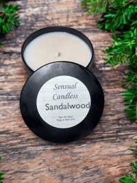 Image 1 of Sandalwood Soy Wax Candle 