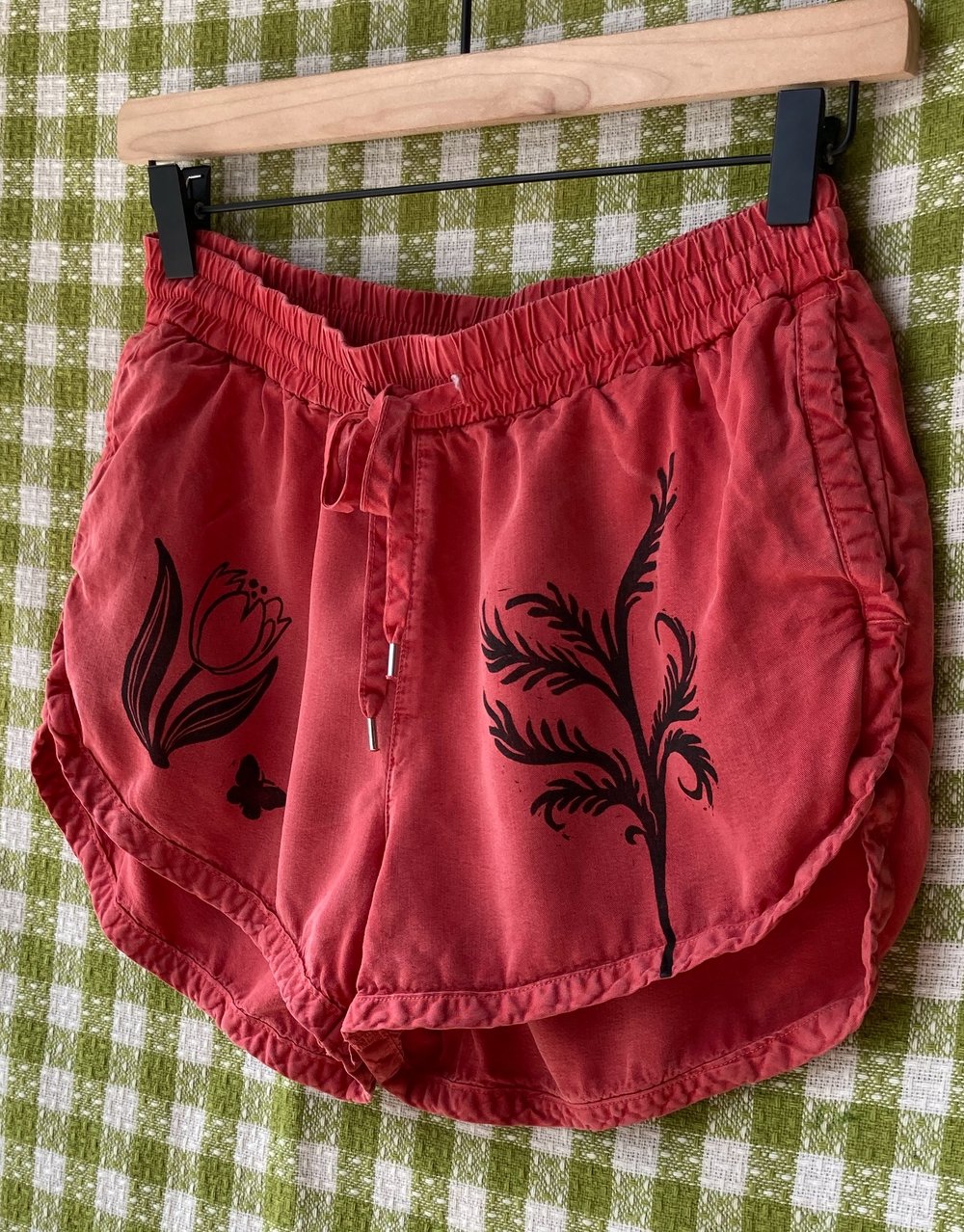 Image of Watermelon Pink Pajama Shorts/ Daisy Dukes