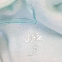 Image 5 of Justice Kids Tie-Dye Hoodie - Blue and Purple