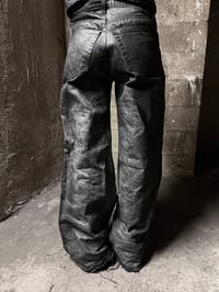 Image 3 of Black Waxed Denim