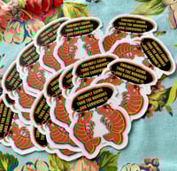 Image 1 of shrimply going thru it stickers 