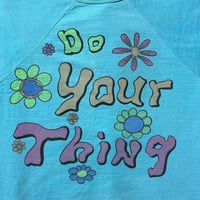 Image 2 of 60s Do Your Thing Sweatshirt Ringer Sz M