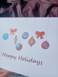 Image 2 of Classic Ornament Design | Happy Holidays | Holiday Card $20