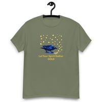 Image 10 of Unisex classic tee, Let Your Spirit Gather Gold Raven Tee